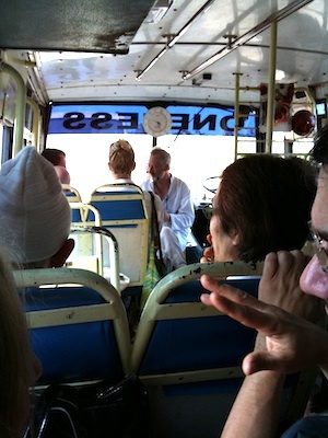 6 hour bus ride to Satyaloka